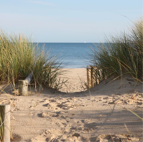 Take a two-minute walk to Southwold Beach