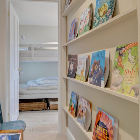 Be the champion of bedtime with a library of children's books