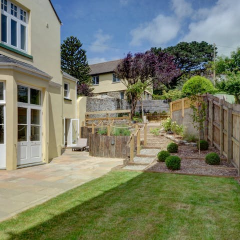 Make the most of the gardens on lush, sunny days