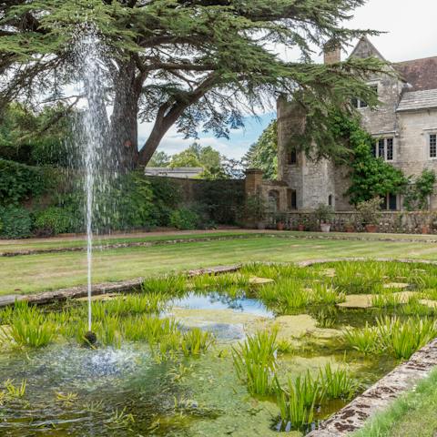 Enjoy the gardens – after they're closed to the public in the evening, you'll have them all to yourselves 