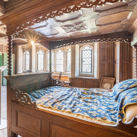 Sleep in a bed fit for a king