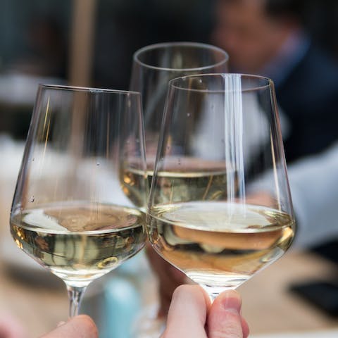 Don't miss out on a glass or two of crisp Italian Pinot Grigio