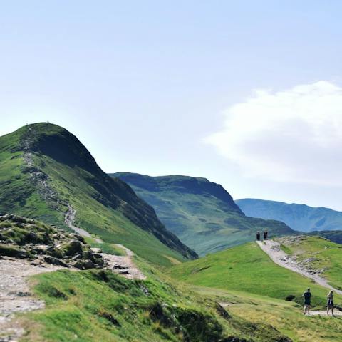 Lace up your hiking boots and hit the nearby hiking trails around Keswick