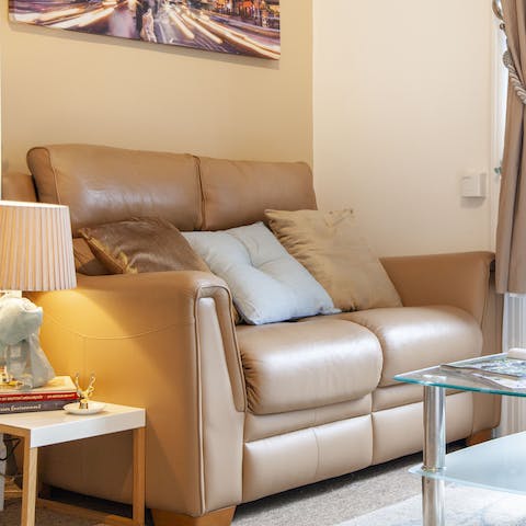 Sink into the sofa after a day of discovering Bournemouth