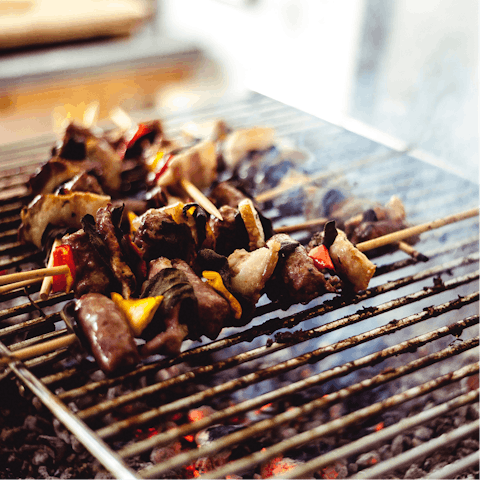 Cook up a delicious feast on the outdoor barbecue grill