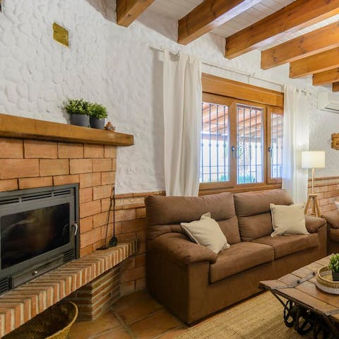 Admire the traditional Andalucian aesthetic inside from wooden beams and white walls
