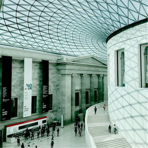 Explore the British Museum – it’s within walking distance