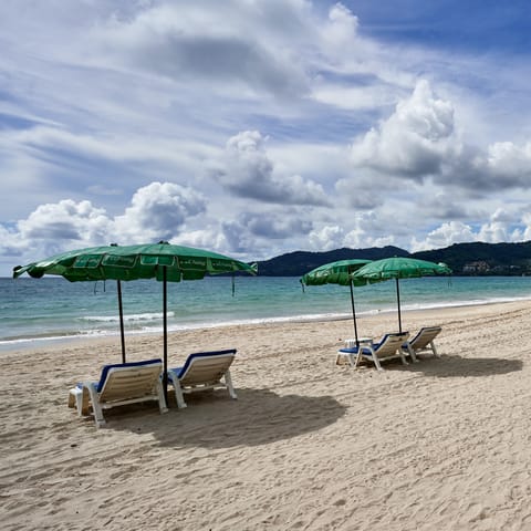 Visit the stunning beach of Patong, located just a short stroll from your accommodation