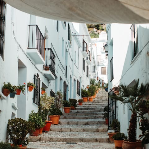 Nip over to pretty Frigiliana for a mooch and spot of lunch, it's just a short drive away