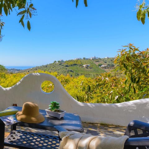 Drink up views of the valleys and sea with mid morning coffees 