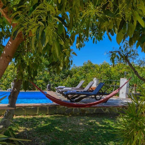 Sneak away to the hammock for a cheeky siesta