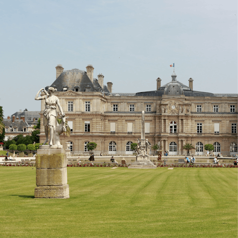 Spend an afternoon exploring the Luxembourg Gardens