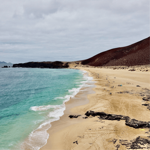 Make the most of your Playa Blanca location and spend the day at the beach