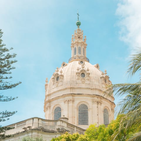 Visit the beautiful Basilica da Estrela – it’s a short walk away