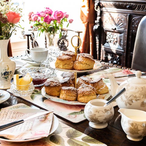 Let your host arrange a private chef to rustle up the most wonderful afternoon tea