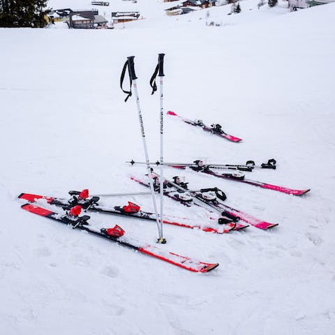 Ski to your heart’s content at the nearby Meiringen-Hasilberg ski area