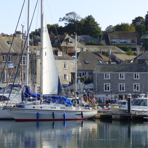 Follow the Camel trail all the way to the fishing port of Padstow 