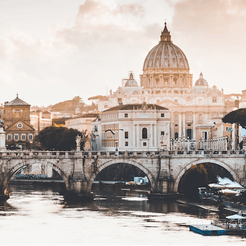 Step outside and experience the spiritual heart of the Vatican City
