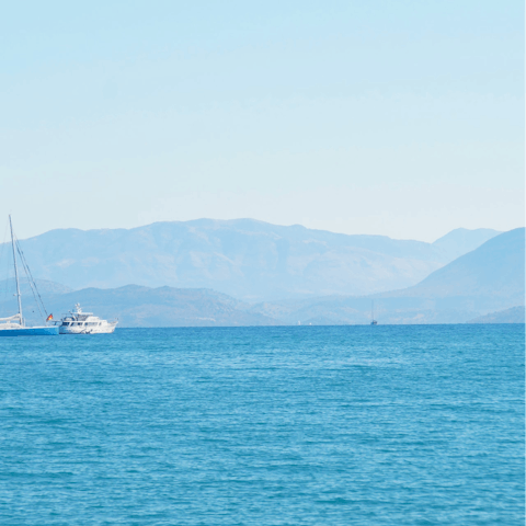 Embark on a boat trip across the beauty of the Ionian Sea