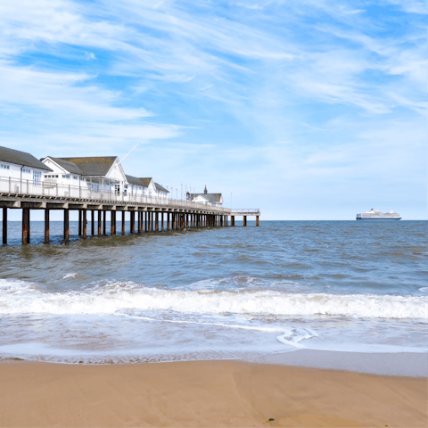 Stay within short walking distance of Southwold's beach, shops and pubs
