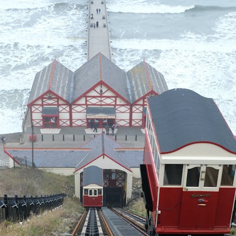 Take the oldest functioning cliff lift in the UK located a ten-minute walk from your home 