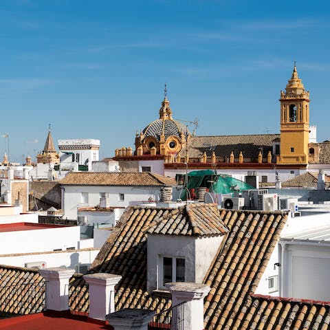 Stay in the historic centre of Seville