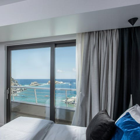 Wake up to inspiring views across the sea and feel a wonderful sense of relaxation