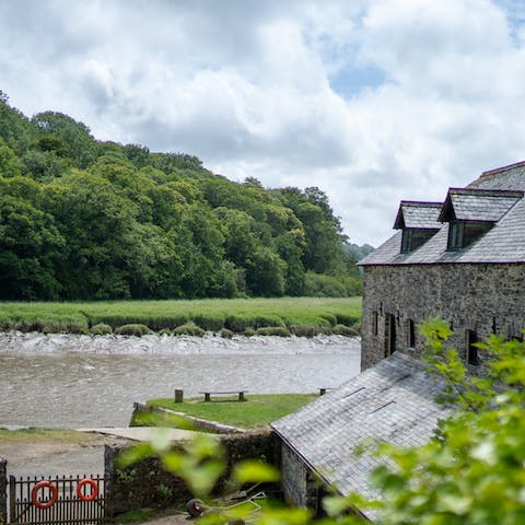 Visit the glorious Tamar Valley, an Area of Outstanding Natural Beauty, a fifteen-minute drive away 