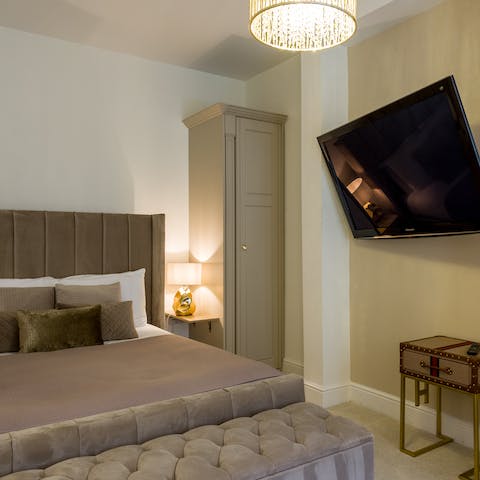 Bank a peaceful night's sleep in the boutique-feel bedrooms