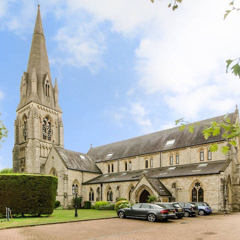 Enjoy a quirky stay inside a remodelled Victorian church