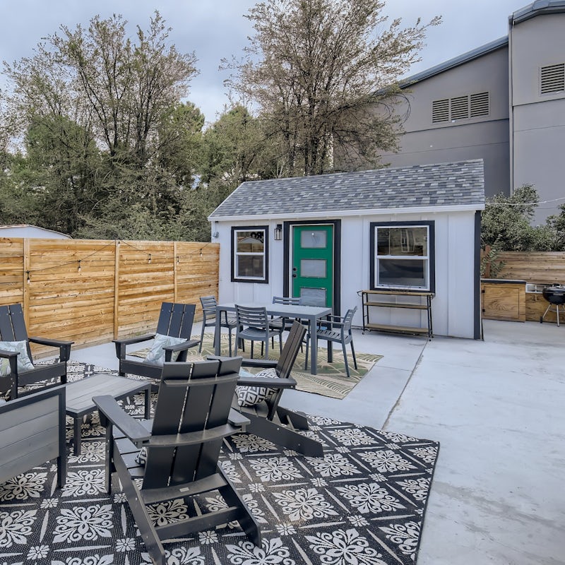 Embrace the magic of outdoor living with drinks and barbecue meals