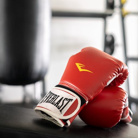 Break a sweat in the private fitness centre