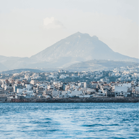 Set sail on a boat trip and explore the northern coast Crete