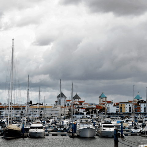 Take a boat trip to explore Faro's lovely stretch of coast