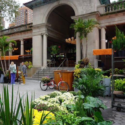 Wander over to Union Square Greenmarket and shop for fresh produce