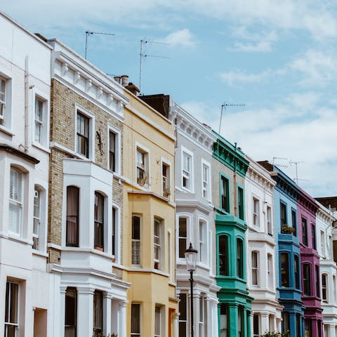 Pick up an antique from the famous Portobello Road Market – you can get there in fifteen minutes by bus