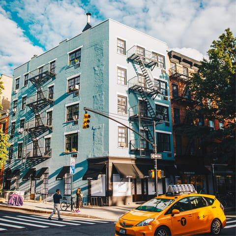 Explore the West Village – reachable in nine minutes on foot