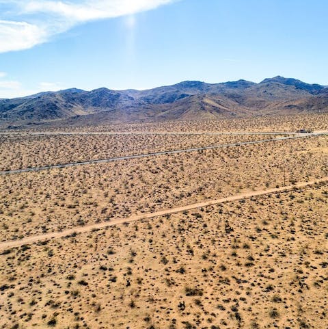 Get back to nature from this desert landscape