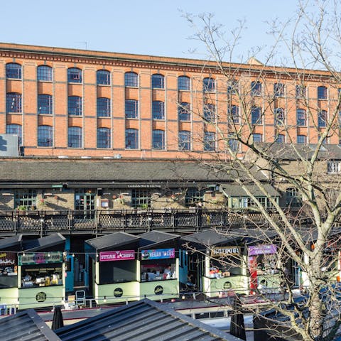 Have a mooch around the iconic market nearby