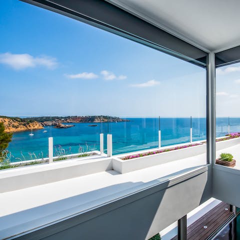 Wake up to spectacular views of the Mediterranean 