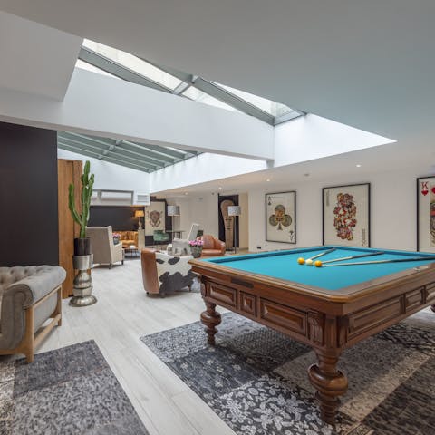 Challenge your fellow residents to a game of pool in the communal lounge