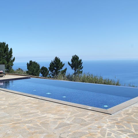 Make the most of the sea views from the private infinity pool