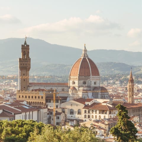 Hop in the car and take a one-hour drive to fabulous Florence