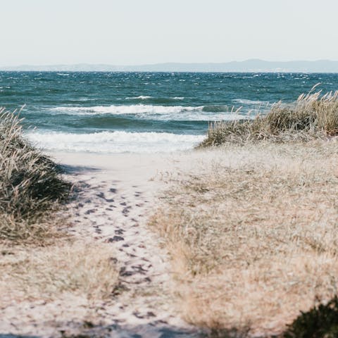 Explore the natural beauty of the Funen Island, with your nearest sandy beach a five-minute walk away