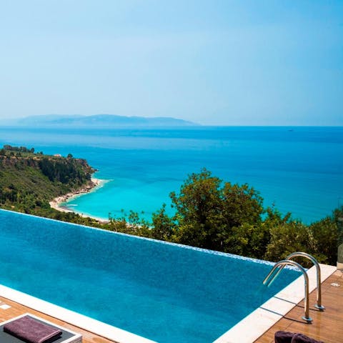 Cause a splash in the gorgeously-allocated private pool