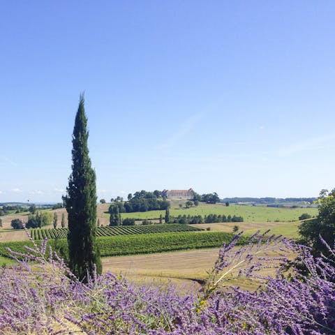 An incredible location in the French countryside