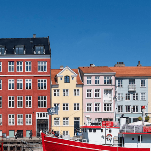 Explore Copenhagen, only thirty-minutes away by car