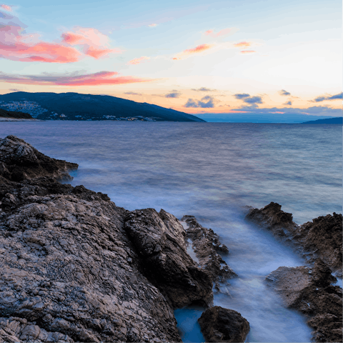 Take the short drive into the charming town of Rabac