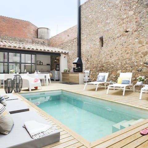 Cool-off from the afternoon heat with a refreshing dip in the pool