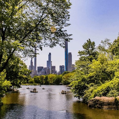 Reach Central Park in minutes on foot, and relax amongst nature
